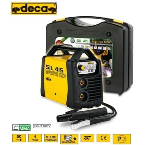 Saldatrice INVERTER ad elettrodo e TIG 150 Amp con valigetta e accessori Deca - SIL 415