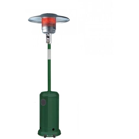 Stufa/Fungo per esterno a gas Butano con ruote Verde - Mod. Patio