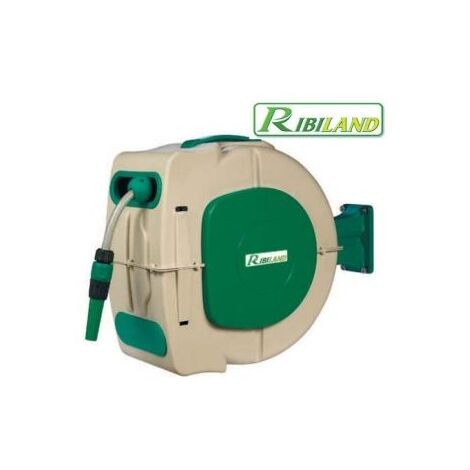 Tubo irrigazione con avvolgitubo automatico 30 + 1,5m con lancia Ribiland