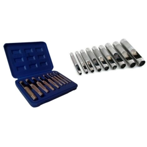 Set 38 Punzoni Per Marchiatura E Timbro Con Valigetta - Kinzo 71825 Per Officina E Hobby - 3