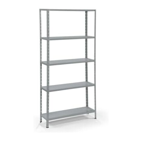 Kit scaffale 5 ripiani in metallo100x40cm