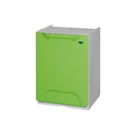 Pattumiera/Cassonetto modulo componibile per Raccolta Differenziata Ecologico Color - Verde