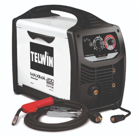Saldatrice INVERTER ad elettrodo 170 Amp Multiprocesso TELWIN Maxima 200 Synergic