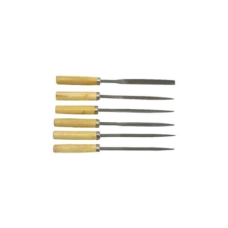Set 5 Lime Per Metallo TOPEX 06A250, 200/2 Mm, Assortite, Per Uso Professionale, Conforme ISO 9001