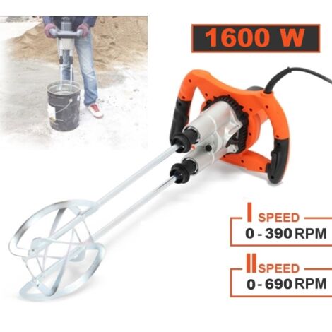 TRAPANO MISCELATORE IMPASTATORE MESCOLATORE PER MALTA CON FRUSTA Potenza 1860w 84785086 - Foto 3