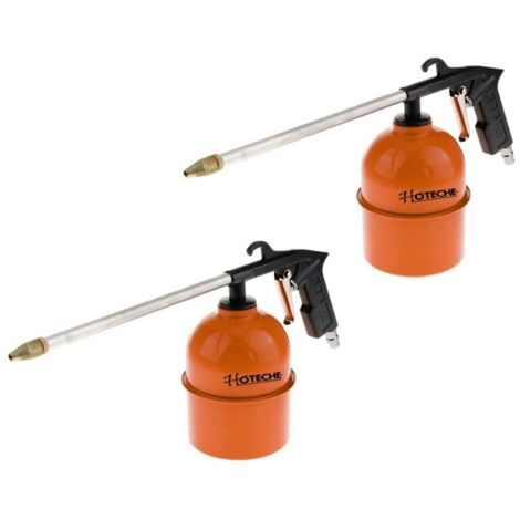 Set Pistola di soffiaggio/lavaggio/nebulizzatore canna lunga e serbatoio da 900ml ad aria compressa 2pz