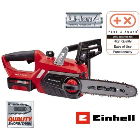 Elettrosega/Motosega a batteria 3,0 Ah LI-ION 18Volt  Einhell - GE-LC 18 Li Kit
