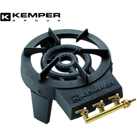 Fornello/Fornellone/Bruciatore a tripla corona GPL in ghisa - Kemper