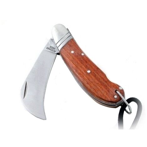 Coltello/Coltellino/Roncola a serramanico tascabile per innesto con lama a punta