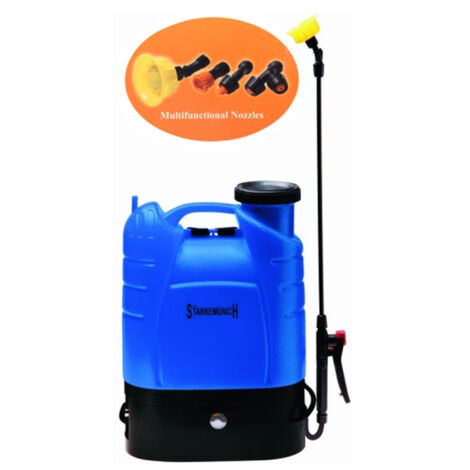 Irroratore/Spruzzatore/Pompa irroratrice a batteria ricaricabile 12V 16lt. a spalla/zaino - Mod. B
