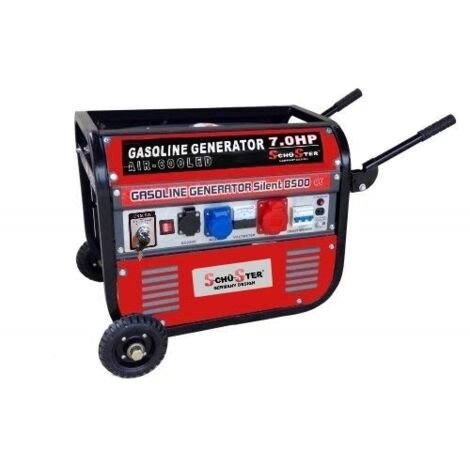 Gruppo elettrogeno/Generatore di corrente 2800W - 220/380V avviamento elettrico con ruote