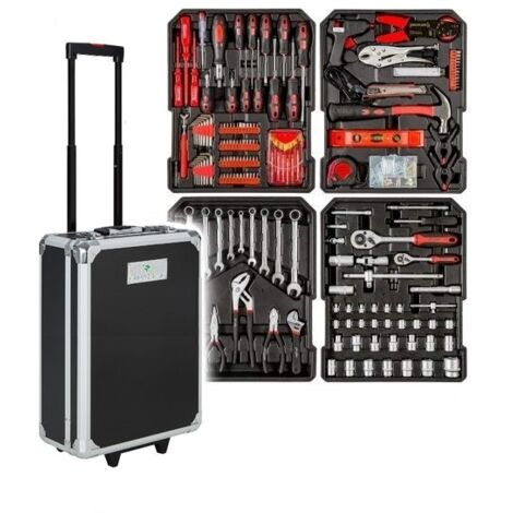 Valigia portautensili Trolley con utensili 187 pz - Mod. Black