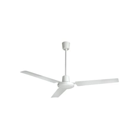 Ventilatore da soffitto in alluminio bianco - Mod. Michelangelo
