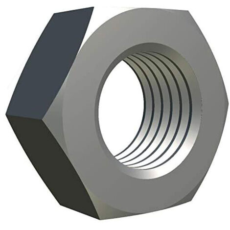 UNF Dado Esagonale Nyloc Acciaio Zinco BZP P Tipo DIN982 - Foto 9