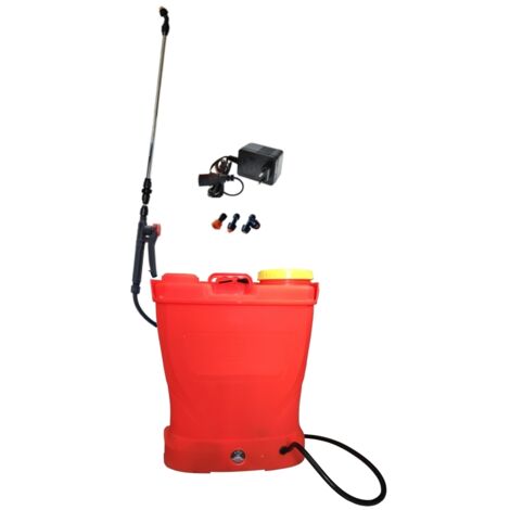 Irroratore/Spruzzatore/Pompa irroratrice a batteria ricaricabile 12V 16lt. a spalla/zaino - Mod. A
