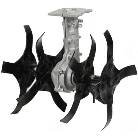 Accessorio Motozappa/Motocoltivatore Fresa/Zappa/Zappetta/Coltivatore Rotante per Decespugliatore 9 denti universale