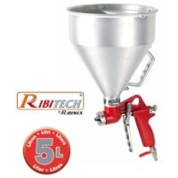 Pistola aerografo/Spruzzatore ad aria compressa per intonaco/malte 5000ml Ribitech - PRACPCA