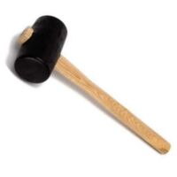 Martello In Gomma Bianca MAXPOWER - Testa In Gomma, Manico In Legno, 340 Mm - Foto 5