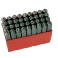 Punzoni/Numeratori lettere e numeri + simbolo & 36 pezzi 5mm