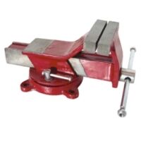 Morsa da banco in acciaio con base girevole 100mm