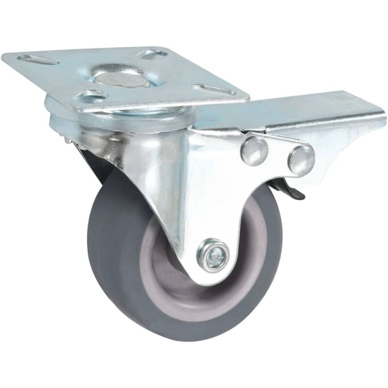 vidaXL Lenkrolle mit Bolzenloch 50mm Transportrollen Möbelrollen 4-32 Stk. 