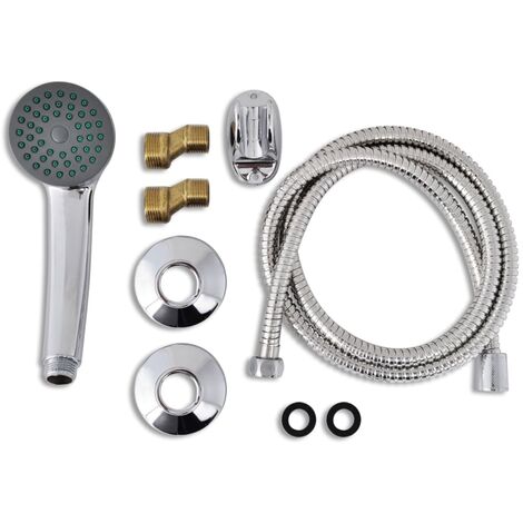 Bad Dusche Mischbatterie Set Chrom vidaXL