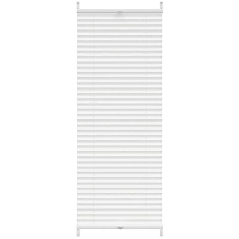 Plissee Faltrollo Rollo Plisseerollo 50x125cm Weiß vidaXL
