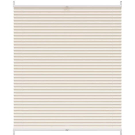 Plissee Faltrollo Rollo Plisseerollo 110x150cm Creme vidaXL