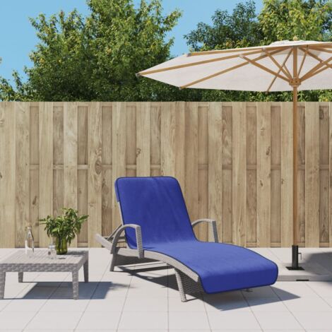 Strandtücher 2 Stk. Königsblau 75x200 cm Stoff 400 GSM vidaXL