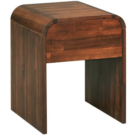Nachttisch 41,5×42×52 cm Massivholz Akazie