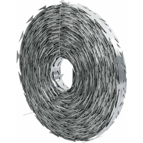 vidaXL Concertina Stacheldraht verzinkt 500 m