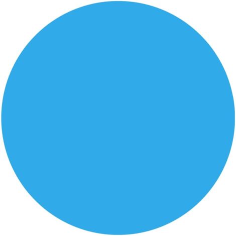 vidaXL Floating Round PE Solar Pool Film 250 cm Blue