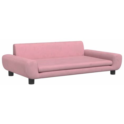 Hundebett Rosa 100x54x33 cm Samt vidaXL