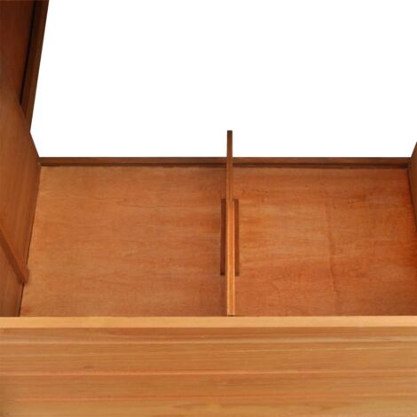 Hühnerstall mit 1 Legenest Holz vidaXL