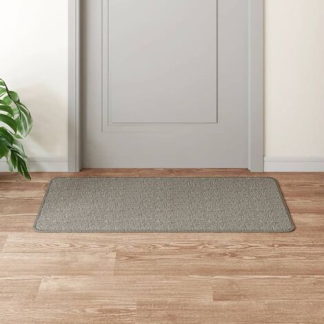 Teppichläufer in Sisal-Optik silber 50x100 cm