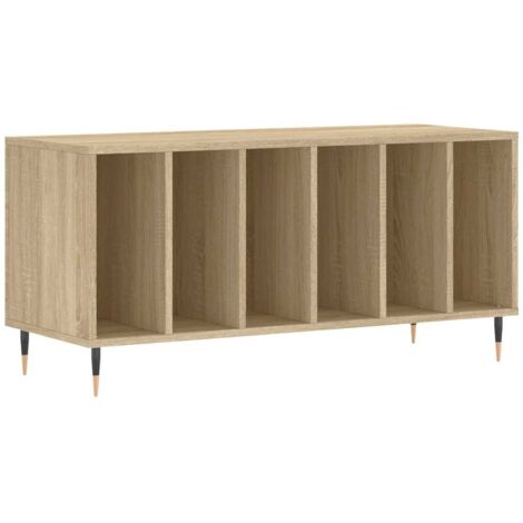 vidaXL Plattenregal Eiche Sonoma 100x38x48 cm Holz