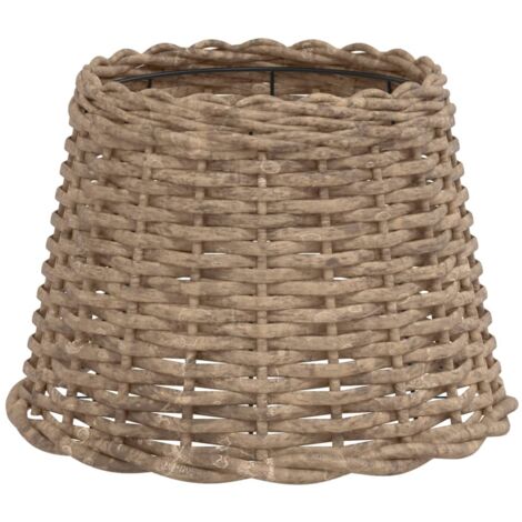 Lampenschirm Braun Ø30x20 cm Korbweide vidaXL (1/6)