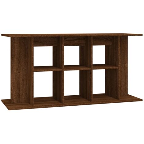 vidaXL Aquariumständer Dunkelbraun 120x40x60 cm aus Spanplatte