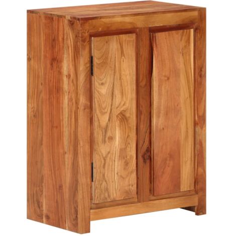 Sideboard 55x33x75 cm Massivholz Akazie vidaXL
