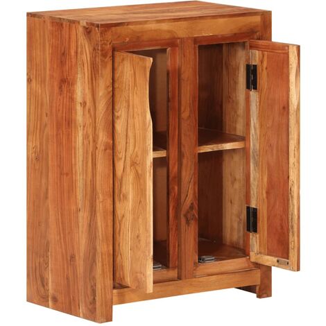 Sideboard 55x33x75 cm Massivholz Akazie vidaXL