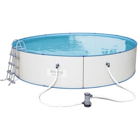 Hydrium StahlrahmenPool Set Rund 460x90 cm Bestway