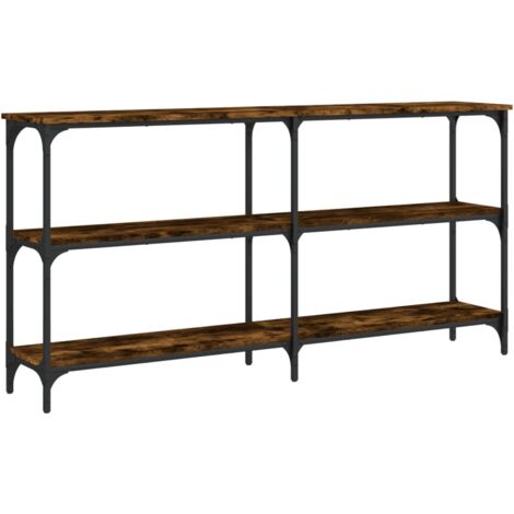 Konsolentisch Räuchereiche 150x29x75 cm Holzwerkstoff vidaXL