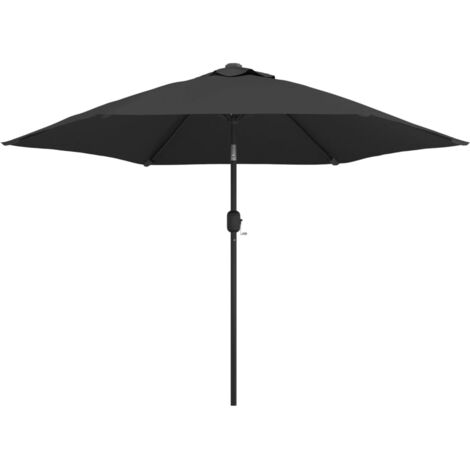 Sonnenschirm mit Metall-Mast 300 cm Anthrazit vidaXL
