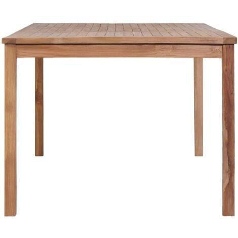 Gartentisch 200x100x77 cm Massivholz Teak vidaXL