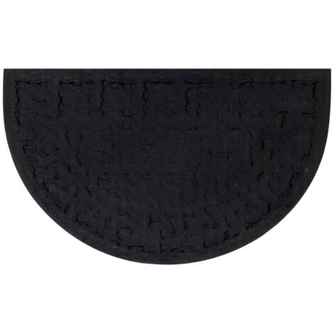 Spinnennetz Fußmatte Halbrund – Rutschfeste Unterseite, Künstliche Kokosfaser, 43,2 X 73,7 Cm