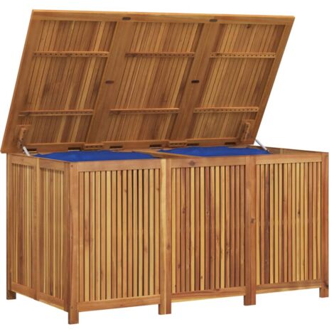 Gartenbox 150x80x75 cm Massivholz Akazie vidaXL863394