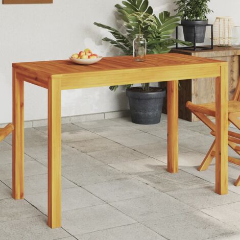 Garten-Esstisch 110x55x75 cm Massivholz Akazie vidaXL