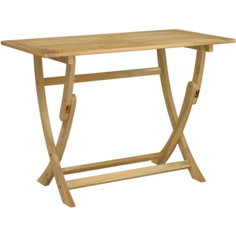Gartentisch Klappbar 110x55x75 cm Massivholz Akazie vidaXL