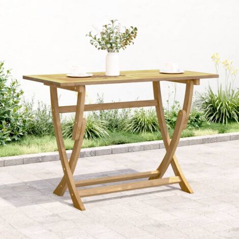Gartentisch Klappbar 110x55x75 cm Massivholz Akazie vidaXL
