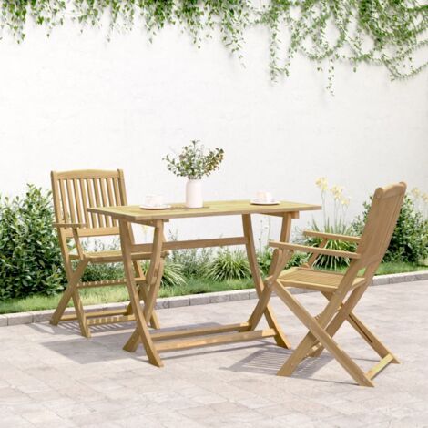 Gartentisch Klappbar 110x55x75 cm Massivholz Akazie vidaXL